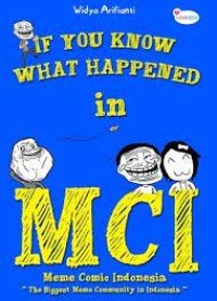 Image of If You Know What Happened in MCI